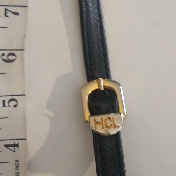 Vintage HCL black leather bucket bag 1052736 - Picture 6 of 13